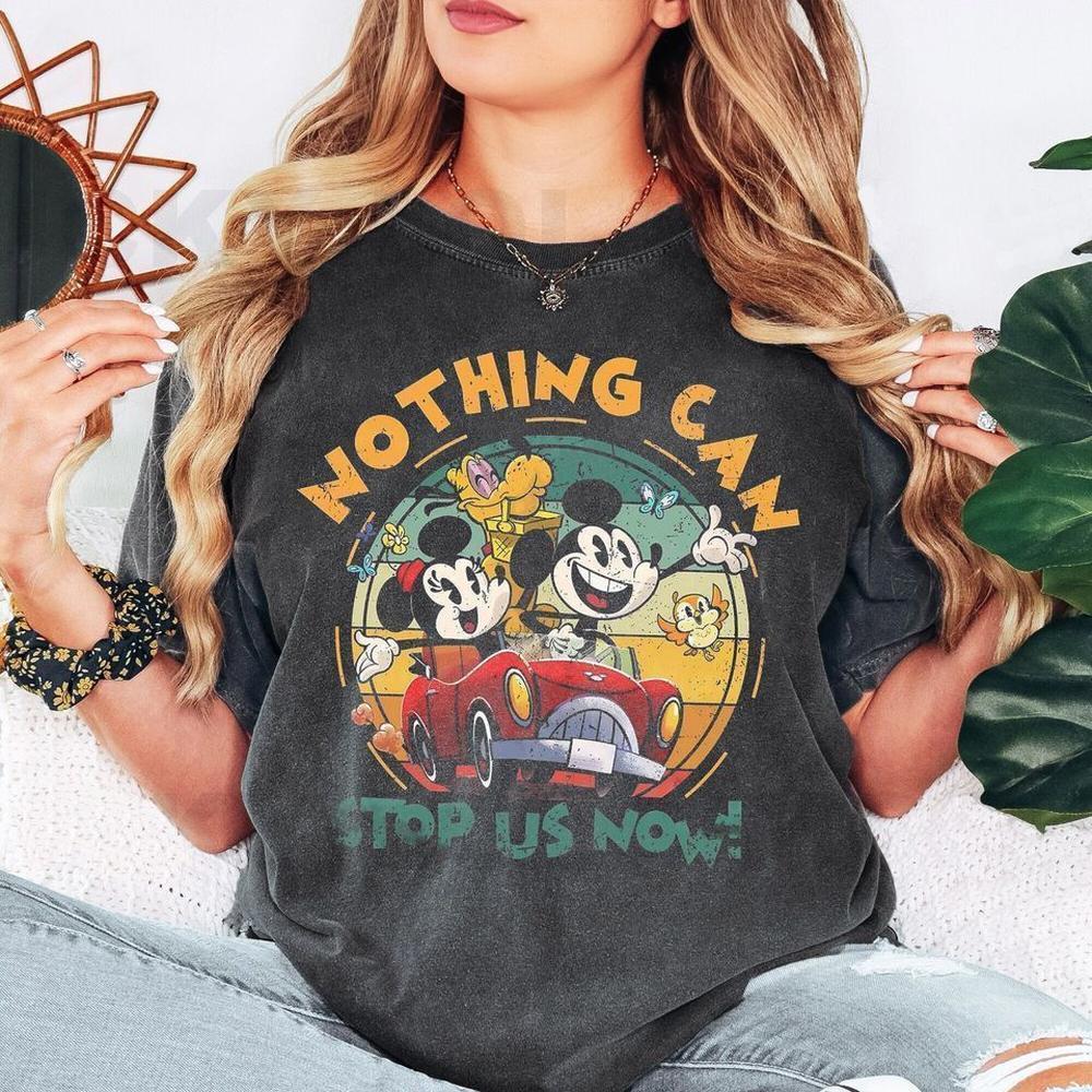 Disney Mickey Minnies Runaway Railway Nothing Can Stop Us Now Tshirt